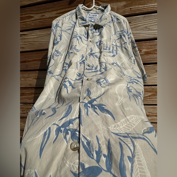 Columbia Hawaiian Floral Button Up Shirt - Picture 4 of 6